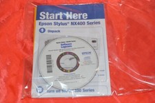 Epson Stylus NX400 Series Software CD Drivers Utilities Photo  Quick Guide Book