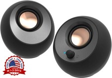 Altavoces De Escritorio 2.0 Alimentados Por Usb, Bluetooth 5.0, 8W RMS Negra