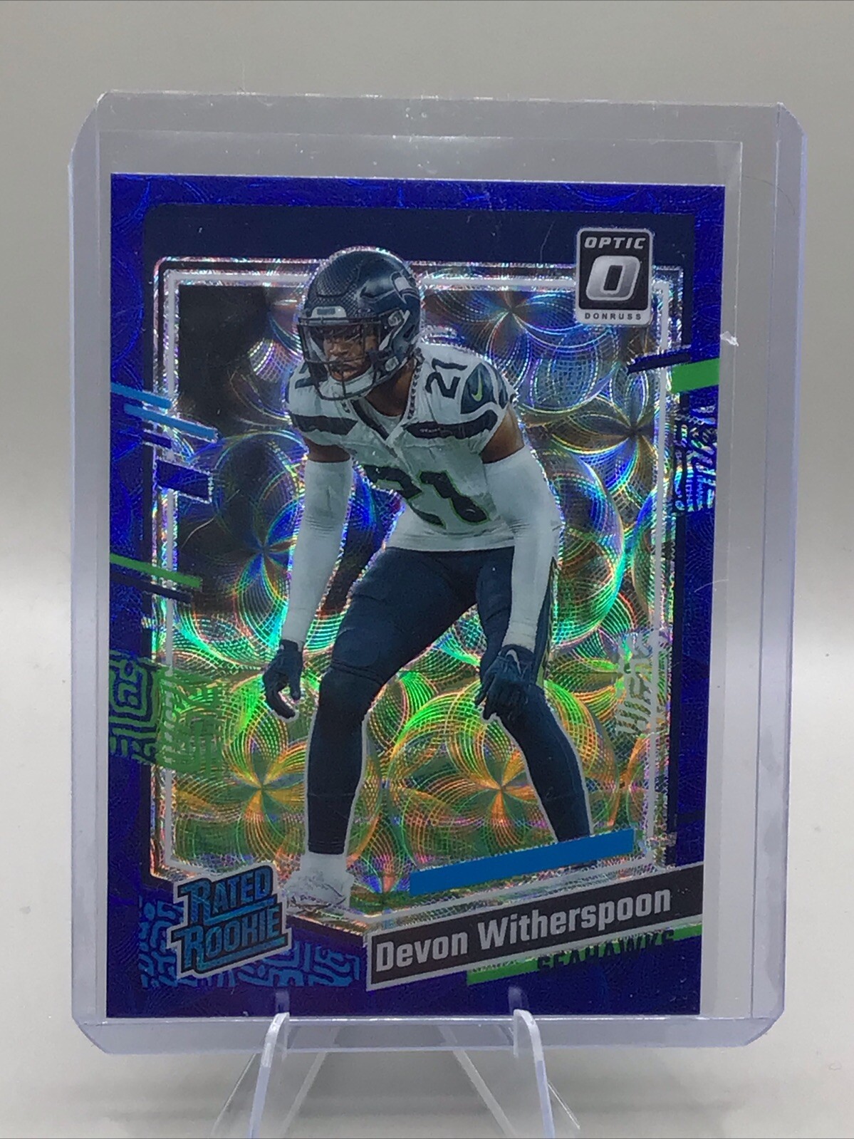 2023 Donruss Optic Devon Witherspoon Blue Scope Prizm Rated Rookie RC #292