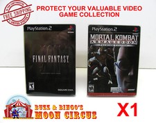1X SONY PLAYSTATION PS2 DVD STEELBOOK CIB GAME CLEAR PROTECTIVE BOX PROTECTORS