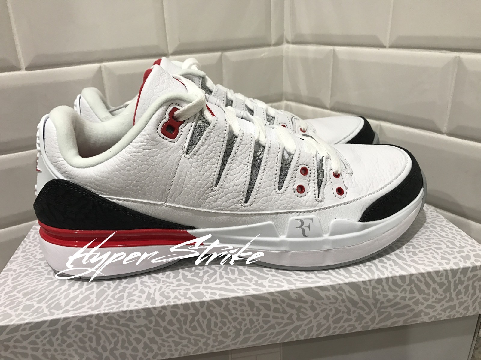 Nike Zoom Vapor x Tour AJ3 Fire Red 