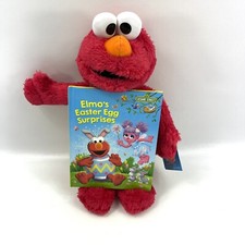 Elmo The Sesame Street Kohl's Cares Plush Stuffed Toy Book Easter Egg Surprise