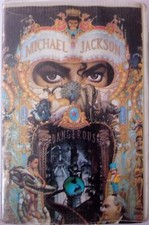 Michael Jackson - Dangerous: Cassette Album India - White Clamshell Case Rare 