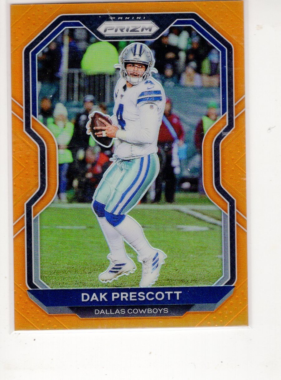 2020 Panini Prizm Football 150 Dak Prescott Orange Prizm /249