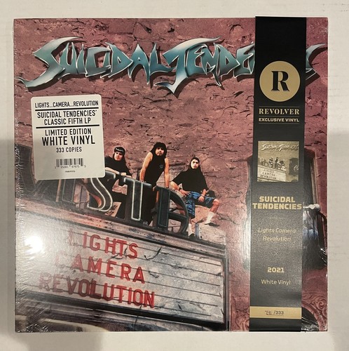 Suicidal Tendencies – Lights Camera Revolution 2021 White - Vinyl LP Sealed