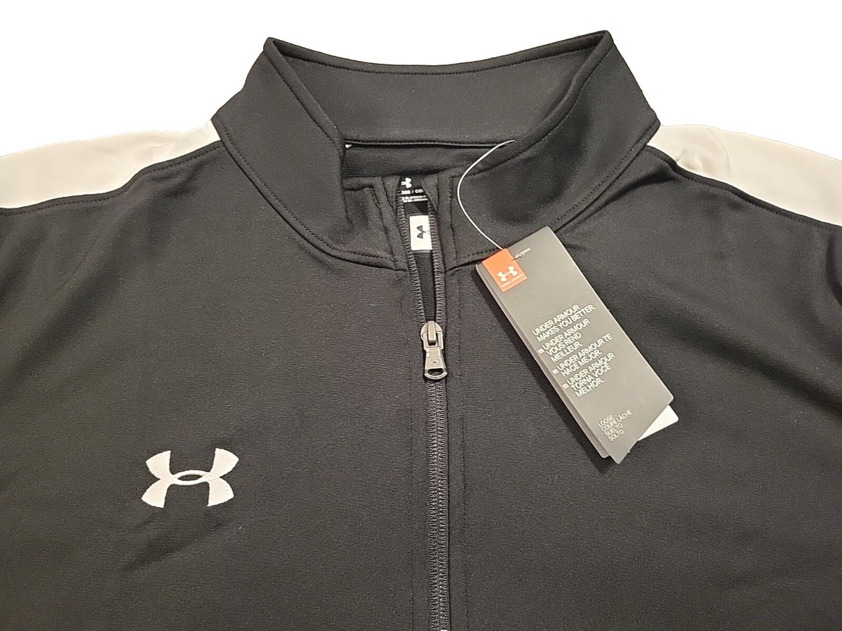 Under Armour Men's UA Two-Tone Full Zip Track Jacket Black W