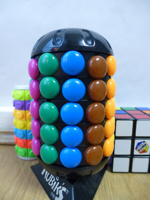 RUBIK'S 5x12BABYLON TOWER SMARTIES FASS SCHIEBE PUZZLE FARBEN WÜRFEL GEHIRNTEASER