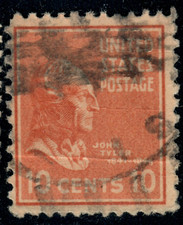 USA - 1938 - Presidential Issue - John Tyler - 10¢ - #3452