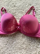 Mamia push up bra BR4096PLU hot pink 34B