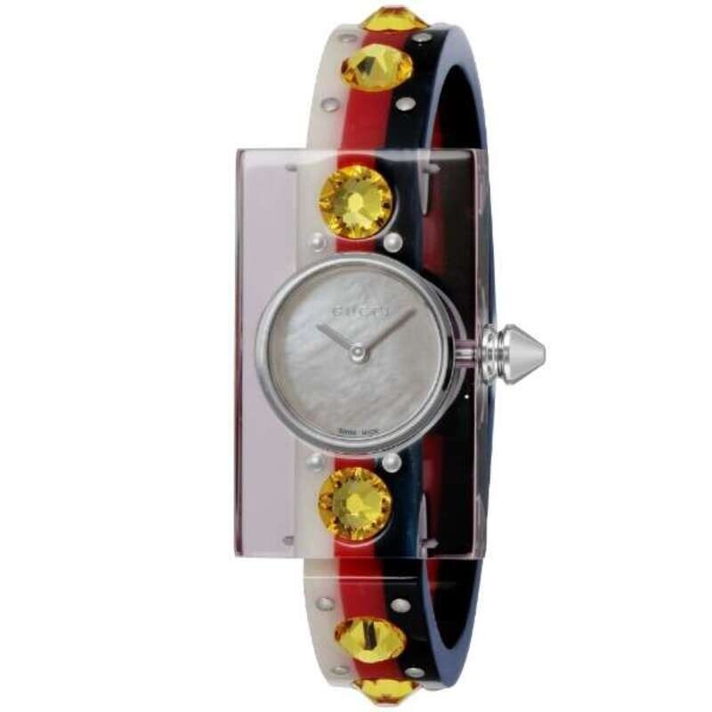 Gucci YA143524 Vintage Web Mother of Pearl Women's Watch + Gucci YA143524 Vintage Web Mother of Pearl Women's Watch +