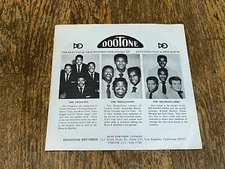 The Calvanes Picture Sleeve + 45 Record EP - Voice For Lovers - Dootone DEP 205