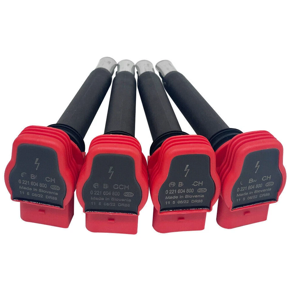 4x Ignition Coils BOSCH For Audi A6 A8 Quattro Q7 R8 S5 VW Touareg 0221604800 Foto 3 de 4
