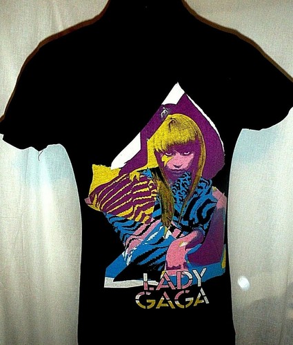 Lady Gaga shirt Size XL Junior Licensed shirt Colorful