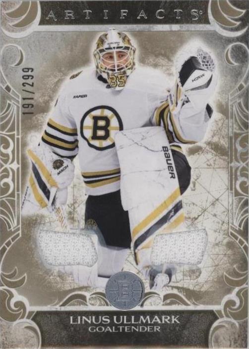 2024-25 Upper Deck Artifacts - Linus Ullmark #7 Gold Material /299 (MEM ...