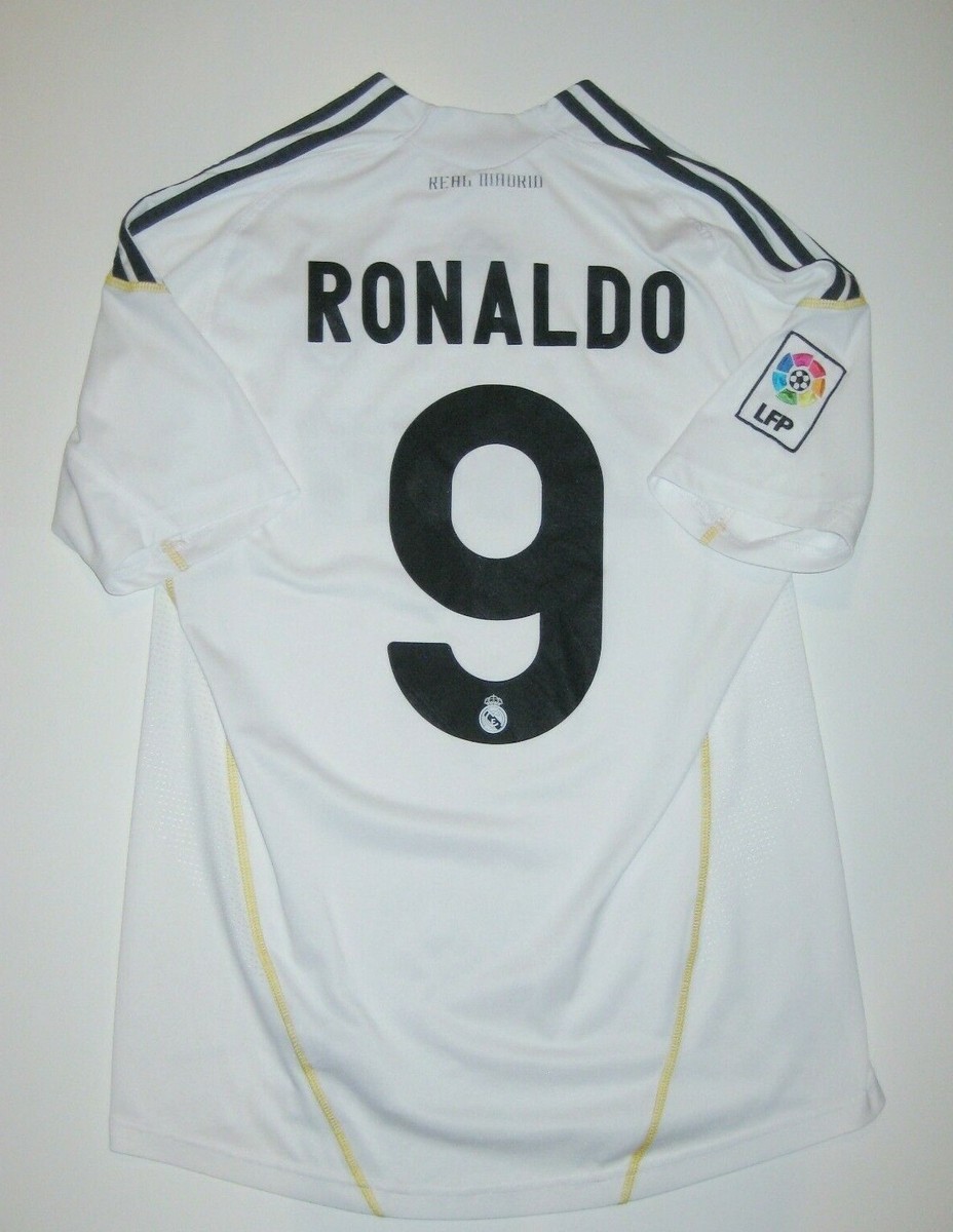 2009-2010 Adidas Real Madrid Cristiano Ronaldo #9 Kit Jersey
