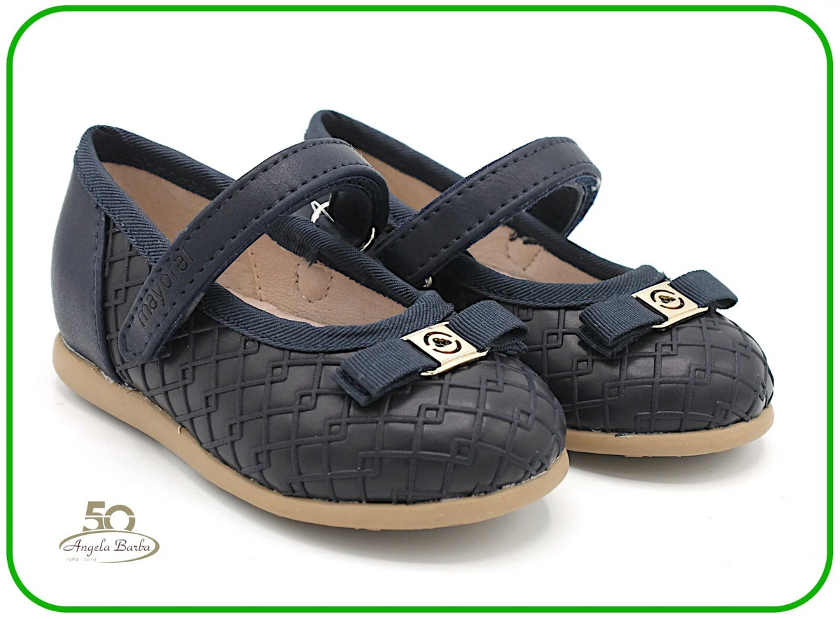 Scarpe da bambina eleganti per cerimonia ballerine in pelle