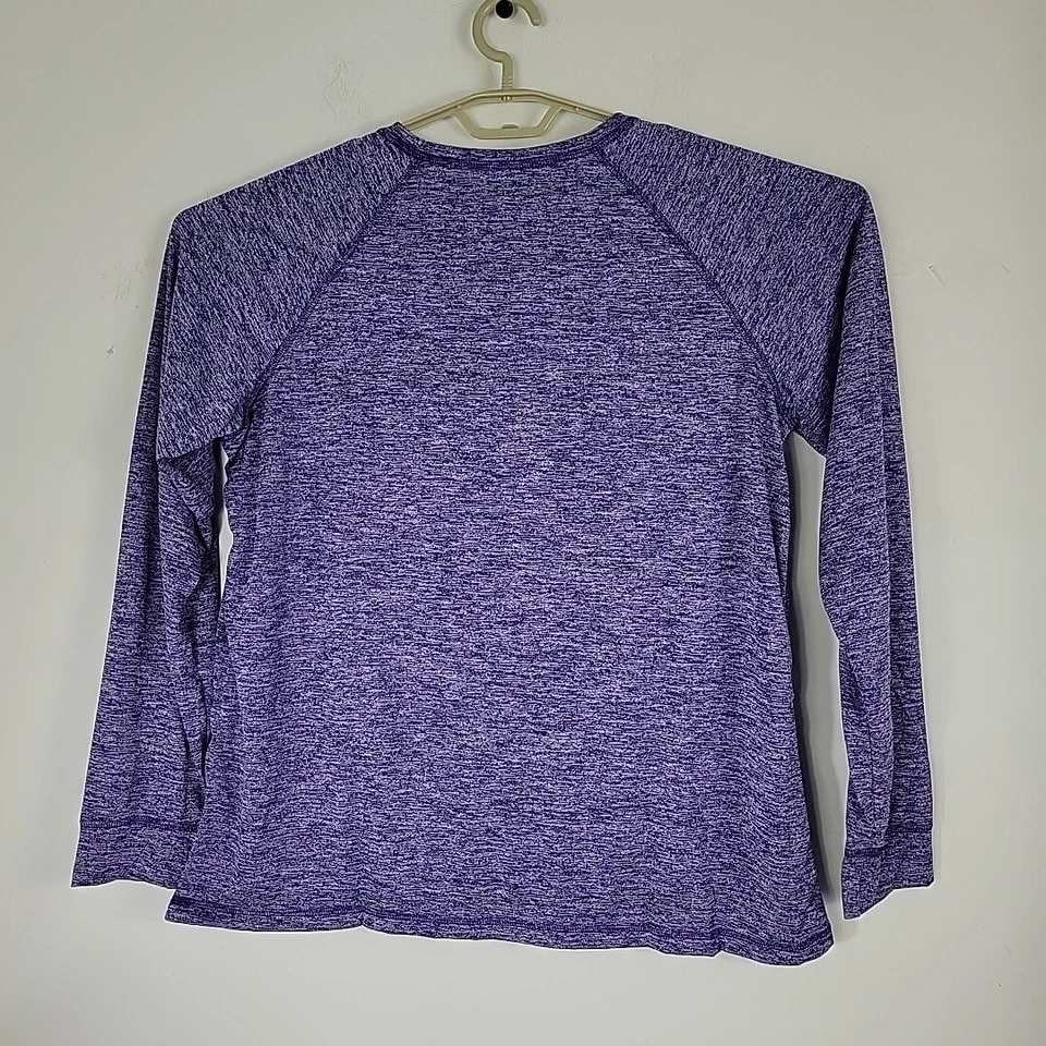 Camisa HOLLOWAY XL para mujer manga larga poliéster brezo púrpura nueva sin etiquetas Foto 2 de 4