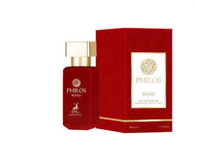 Philos Rosso Eau de Parfum 30ml   Eleganter Rosenduft mit orientalischer Tiefe