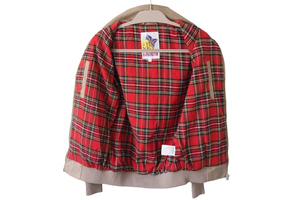 Chaqueta Harrington Vintage Cremallera Completa Estilo Informal Cuello Talla S 00s Foto 3 de 4