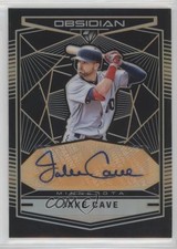 2019 Chronicles Obsidian Electric Etch Orange Prizm /25 Jake Cave Auto ow1