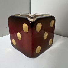 Carlton Ware Vintage Dice Cube Ashtray Pat 2215 rare 