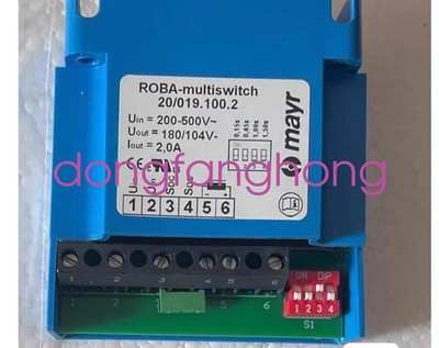 NEW mayr 20/019.100.2 ROBA -multiswitch 2.0A 200-500V~ 8185591 brake rectifier,