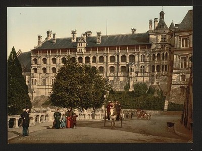 Photo:Blois France Chateau de Blois Wing of Francis I Facade 1890s