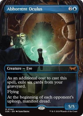 Abhorrent Oculus (Borderless) - Near Mint MTG Duskmourn: House of Horror