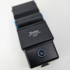 Vivitar Auto Thyristor 3700 Shoe Mount Flash with original box and paperwork 