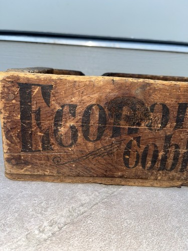 VINTAGE ECONOMY COBBLER ADVERTISING WOOD BOX W/ Tools - Picture 8 of 20