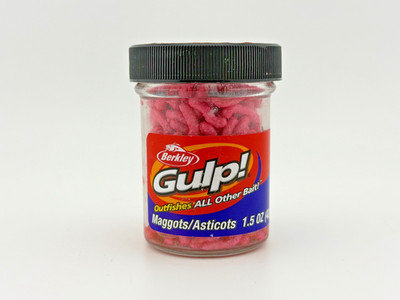 Berkley GMG-PK Gulp! Maggot 1.5oz Pink Fishing Bait Soft Lure Freshwater Scented