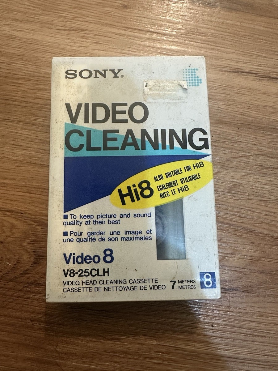 Sony V8-25CLD 8 Mm Head Cleaning Tape for sale online | eBay