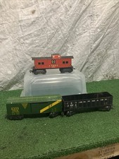 Marx O Gauge Train 1951 Caboose 1950 GAEX 44572 C O Electric Train O27 Lot Of 3