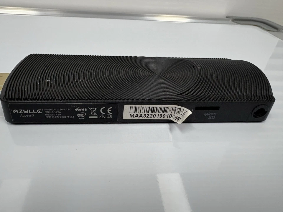 Azulle Access 3 Mini PC Stick Intel J3455 4GB RAM 32GB SSD Win 10 BROKEN ANTENNA - Image 4 of 4