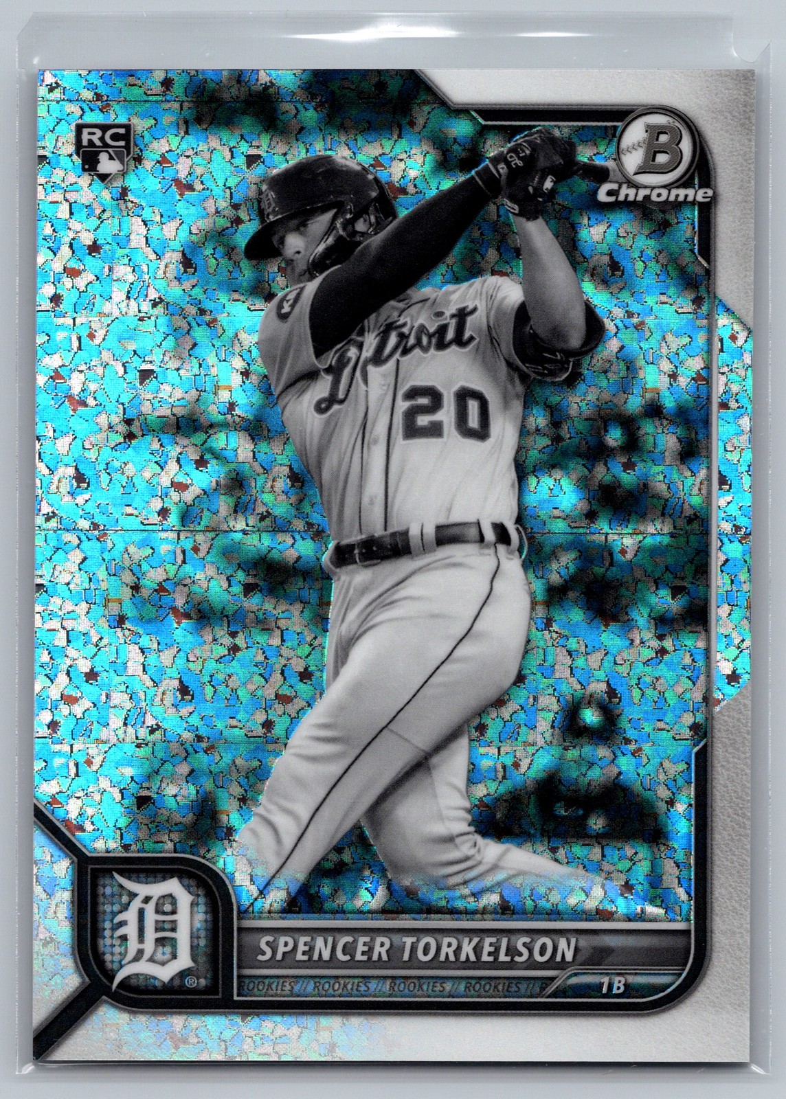 Spencer Torkelson Mini Diamond Refractor /199 Rookie RC 2022 Bowman Chrome #53