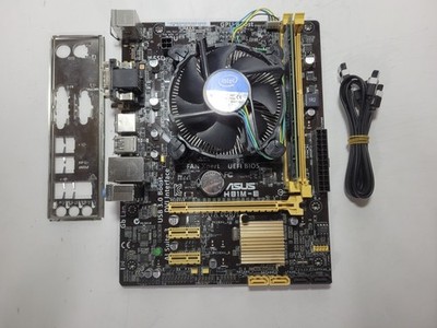 Asus H81M-E Motherboard Core i3-4160, 8GB RAM, IO Shield #1133