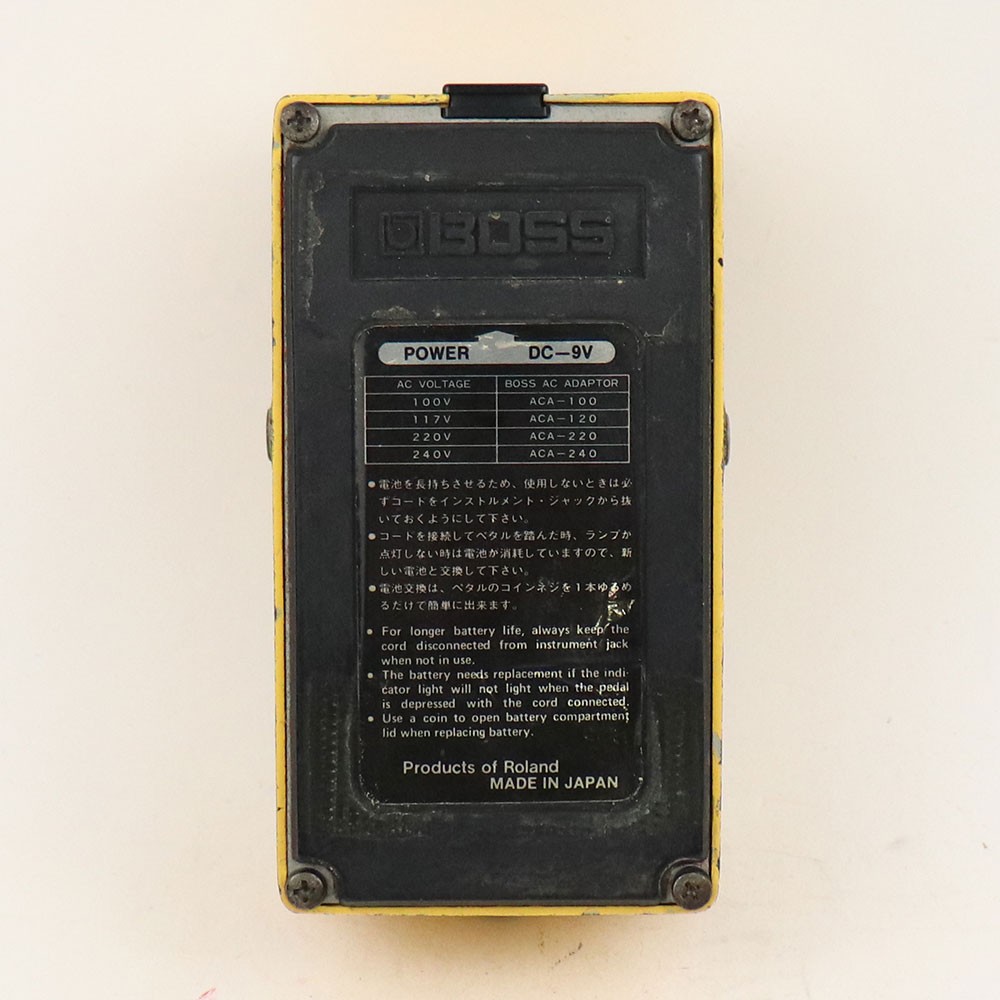 BOSS OD-1 Over Drive (Silver Screw μPC4741C 1979) Overdrive