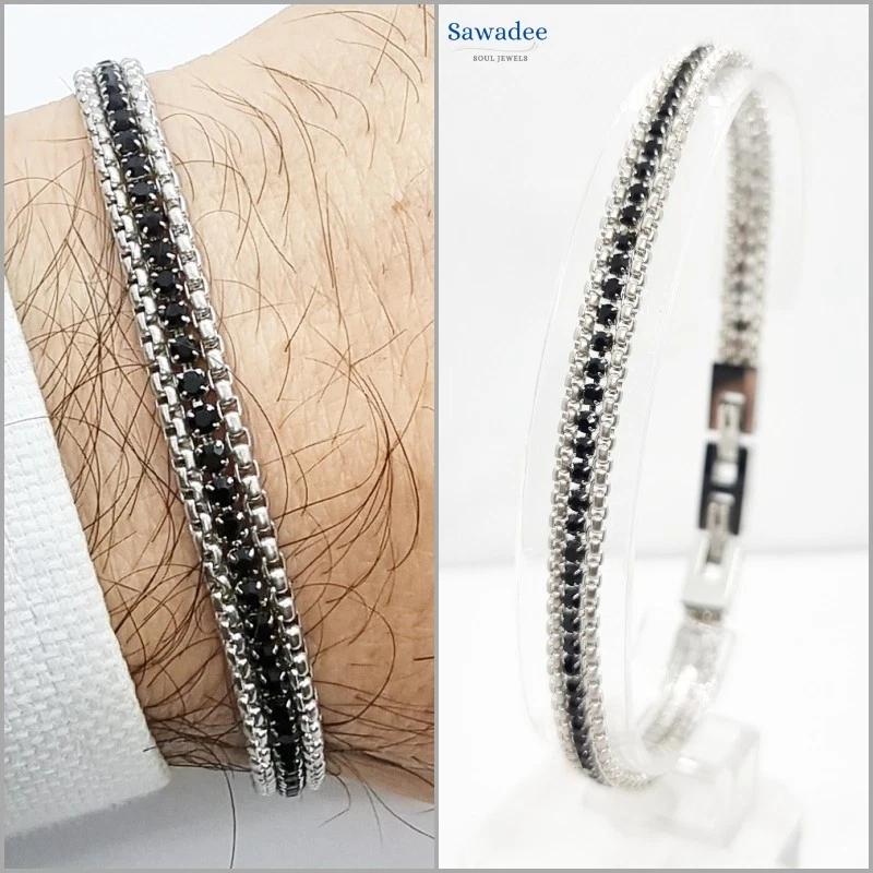 Bracciale Donna Aperto In Acciaio Inox Argento 8mm - Personalizzabile Con Incisione - Gioiello Vintage Regalo - 3