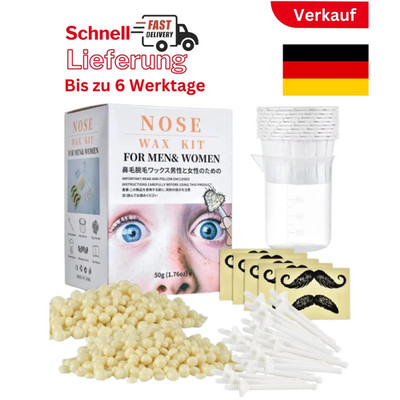 Nose Hair Wax Kit Painless Hair Removal Set for Men and Women