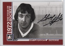 2009-10 ITG 1972 The Year in Hockey Auto Guy Lapointe #A-GLA Auto HOF 7ez