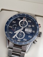 Tag Heuer Carrera Calibre 16 Chronograph 43mm Blue Dial Automatic Watch