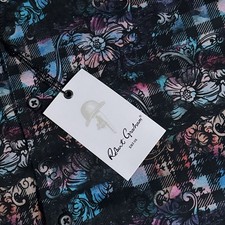 Robert Graham Men's Size 2XL Classic Fit Black Floral Long Sleeve Shirt XXL 238