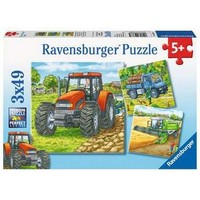 Ravensburger 09388 GroßE Landmaschinen Kinderpuzzle 3X49 Teile