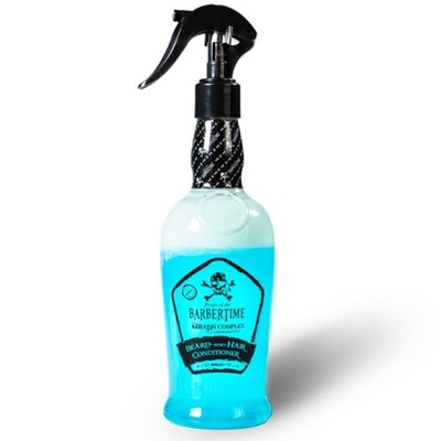 BARBERTIME 2Phasen Leave in Conditioner für Haare & Bart 400ml Keratin Complex