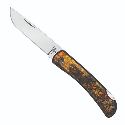 BEAR & SON CUTLERY USA ALUMINUM BIGFOOT SASQUATCH SMALL FARM HAND LOCKBACK KNIFE