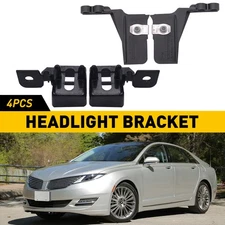 4X Left & Right Headlight Lamp Mount For Bracket 2014-2016 Ford Fusion Energi Se