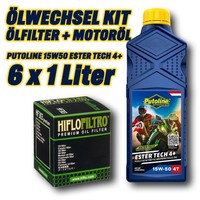 ÖLfilter MotoröL Kit 6L 15W50 Ester Tech Syntec4 (FüR: BMW R 1150 RS R22 01-05 )