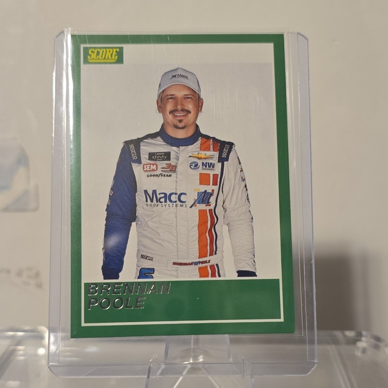 Panini 2023 Chronicles Score Racing NASCAR Brennan Poole #13 Base Set Card