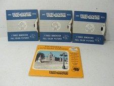 Vintage View-Master 3D-Reels with 21 Pictures "Victoria Butchart Gardens"
