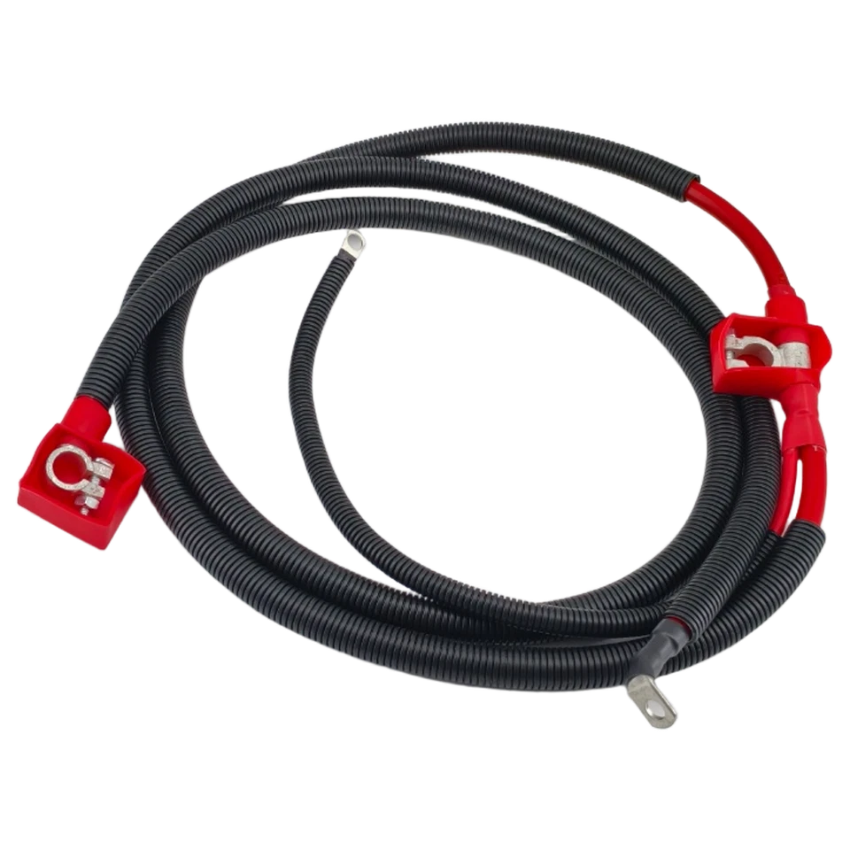 Powerstroke Diesel Battery Cable Positive & Negative For 1994-1997 Ford 7.3L Foto 2 de 4